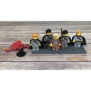 LEGO Harry Potter The Chamber Of Secrets Minifigures Harry Ginny Gilderoy Tom